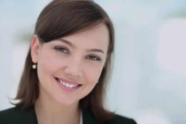 Primer plano retrato de mujer de negocios — Foto de Stock