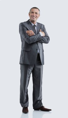 tam büyüme. modern iş adamı portresi.