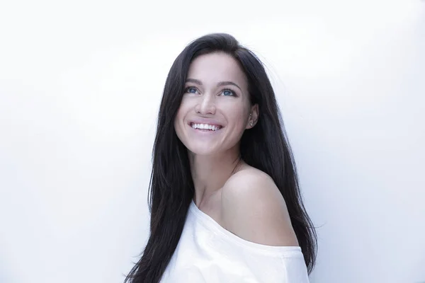 Portrait of a stylish smiling young woman — Stock Photo, Image