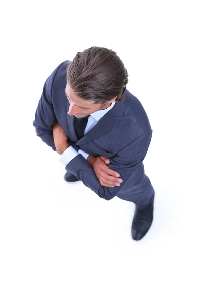 Vista de cima. homem de negócios . — Fotografia de Stock