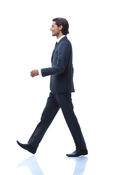 Perfil de walking businessman, i — Fotografia de Stock