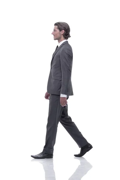 Perfil de walking businessman, i — Fotografia de Stock