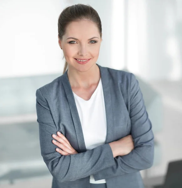 Portrait de femme d'affaires moderne — Photo