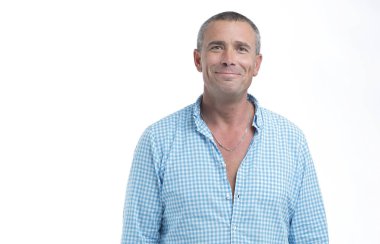 Kendine güvenen erkek portre portre