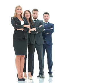 tam büyüme insanoğlu iş team.isolated içinde beyaz