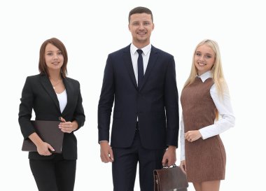 tam büyüme portre. profesyonel iş takım.