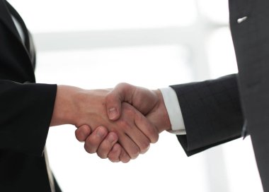 Ortak iş sözleşmesi tebrik etmek için şirket yöneticileri