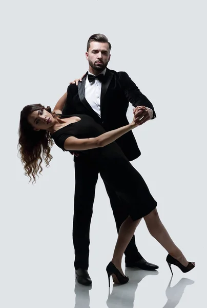 Apasionado atractivo casual pareja bailando . —  Fotos de Stock