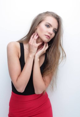 kız model kamera için poz