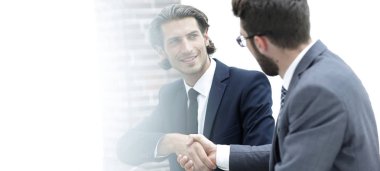 arka plan görüntüsü .colleagues tokalaşırken