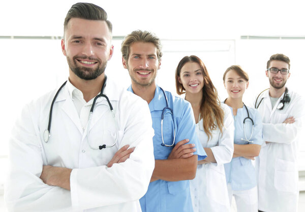 portrait of the leading members of the medical center