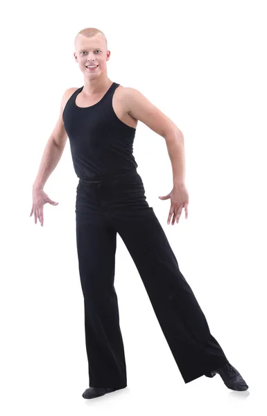 Man Dancer ballroom dancing. Portrait of a dancer — Stock Photo, Image