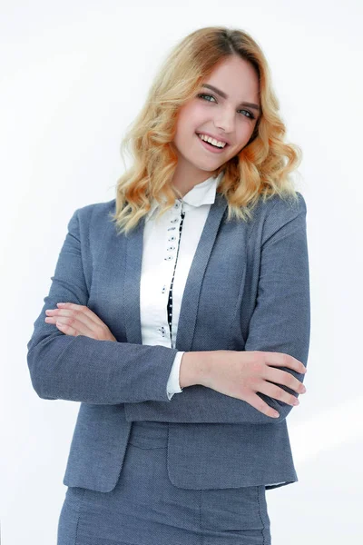 Retrato de una mujer de negocios sonriente — Foto de Stock