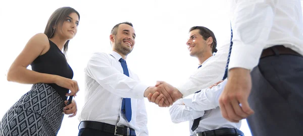 Handshake business partners. O conceito de negócio . — Fotografia de Stock
