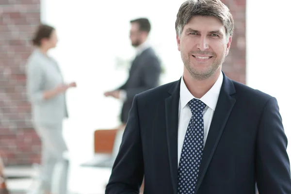 Smiling middle aged business man — Stock Photo, Image