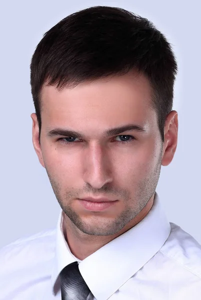 Close-up. face of a successful business man — Stock Photo, Image