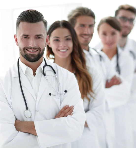 Primer plano .group de trabajadores médicos —  Fotos de Stock