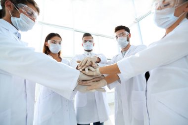 bir grup profesyonel doktor.