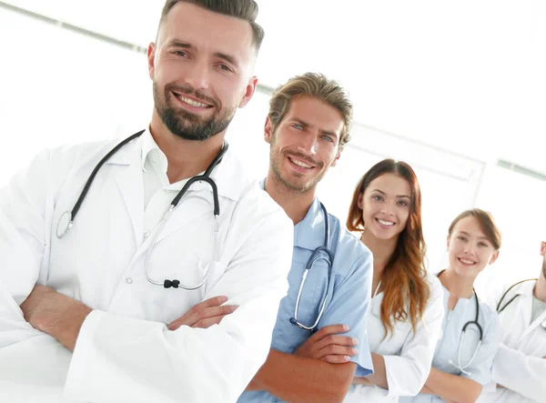 Retrato de los principales miembros del centro médico — Foto de Stock