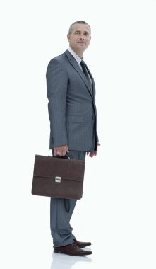 yan view.a kendine güvenen avukat kameraya bakıyor