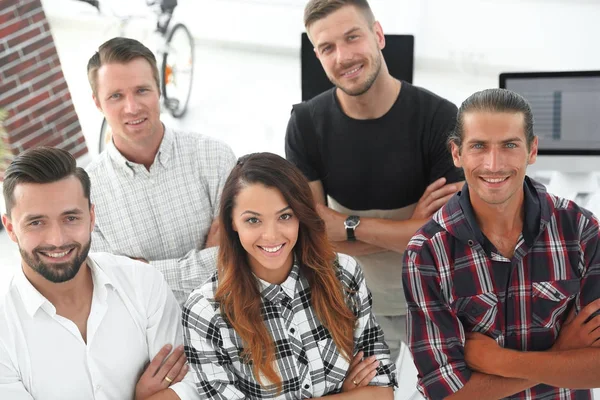 Successful team of young designers — Stock Photo, Image