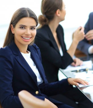 closeup.Employees ofis