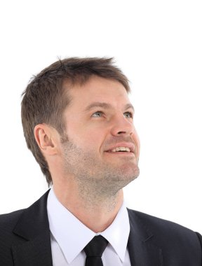 portre .portrait yakışıklı işadamı.