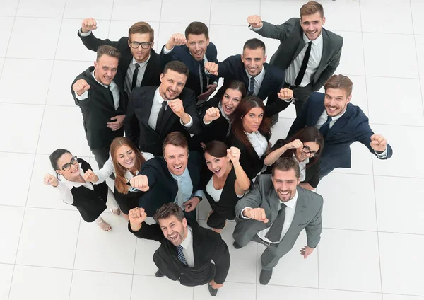 Team di business professionale mostra il suo successo — Foto Stock