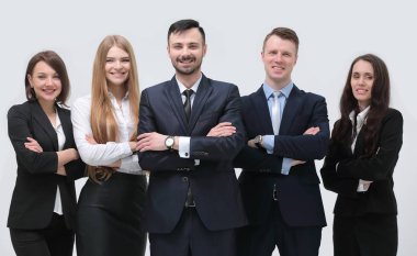 Profesyonel bir ofis çalışanının portresi