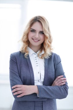 genç iş kadını portresi