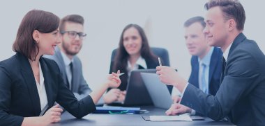 İş Adamları Toplantısı İletişim Tartışması Çalışma Ofisi Kavramı