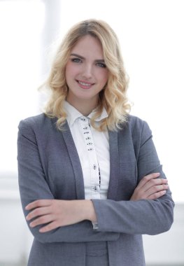 genç iş kadını portresi