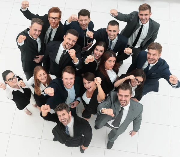 Team di business professionale mostra il suo successo — Foto Stock