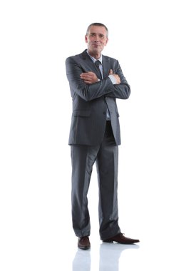 tam büyüme. modern iş adamı portresi.