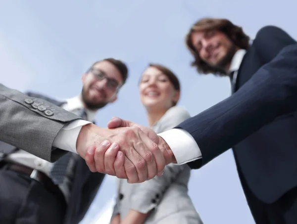 Business handshake.the έννοια της εταιρικής σχέσης — Φωτογραφία Αρχείου