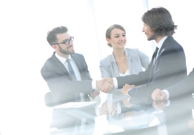 karşılıklı iş partners.business arka plan
