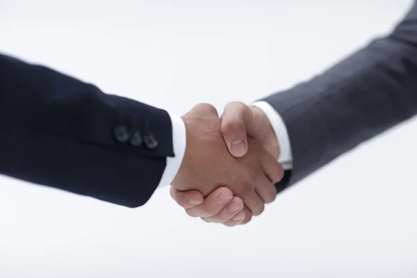 取引に握手をするビジネスマンの閉鎖 — ストック写真