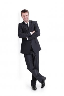 tam uzunlukta emin işadamı portresi