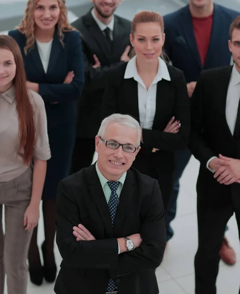 Concepto de éxito en el equipo empresarial y profesional — Foto de Stock