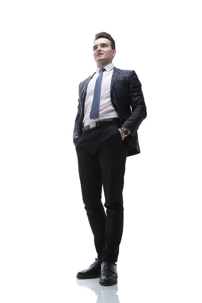 Successful young man in a business suit. — Stock Photo, Image