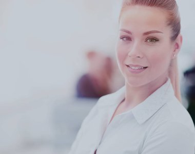 Grup fikirler üzerinde onların lideri ile tartışırken iş ortakları