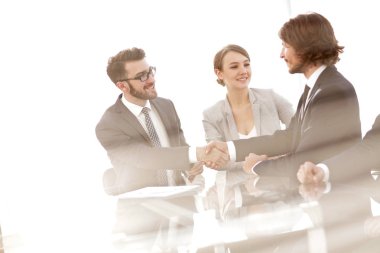 karşılıklı iş partners.business arka plan