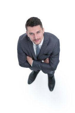 En baştan görüntüleyin. Executive iş adamı