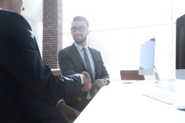 iş karşılıklı. kopya alanı ile fotoğraf.