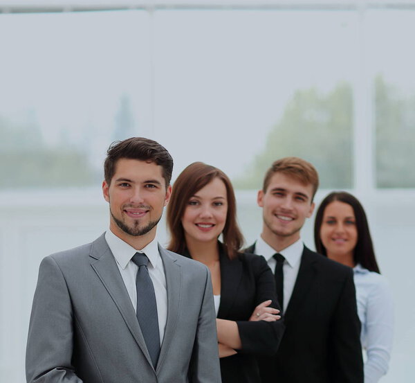 Group of business people at workplace