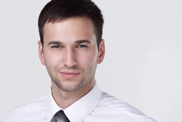 Close-up. face of a successful business man — Stock Photo, Image