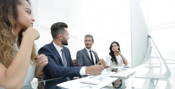 Business-team på verkstad — Stockfoto