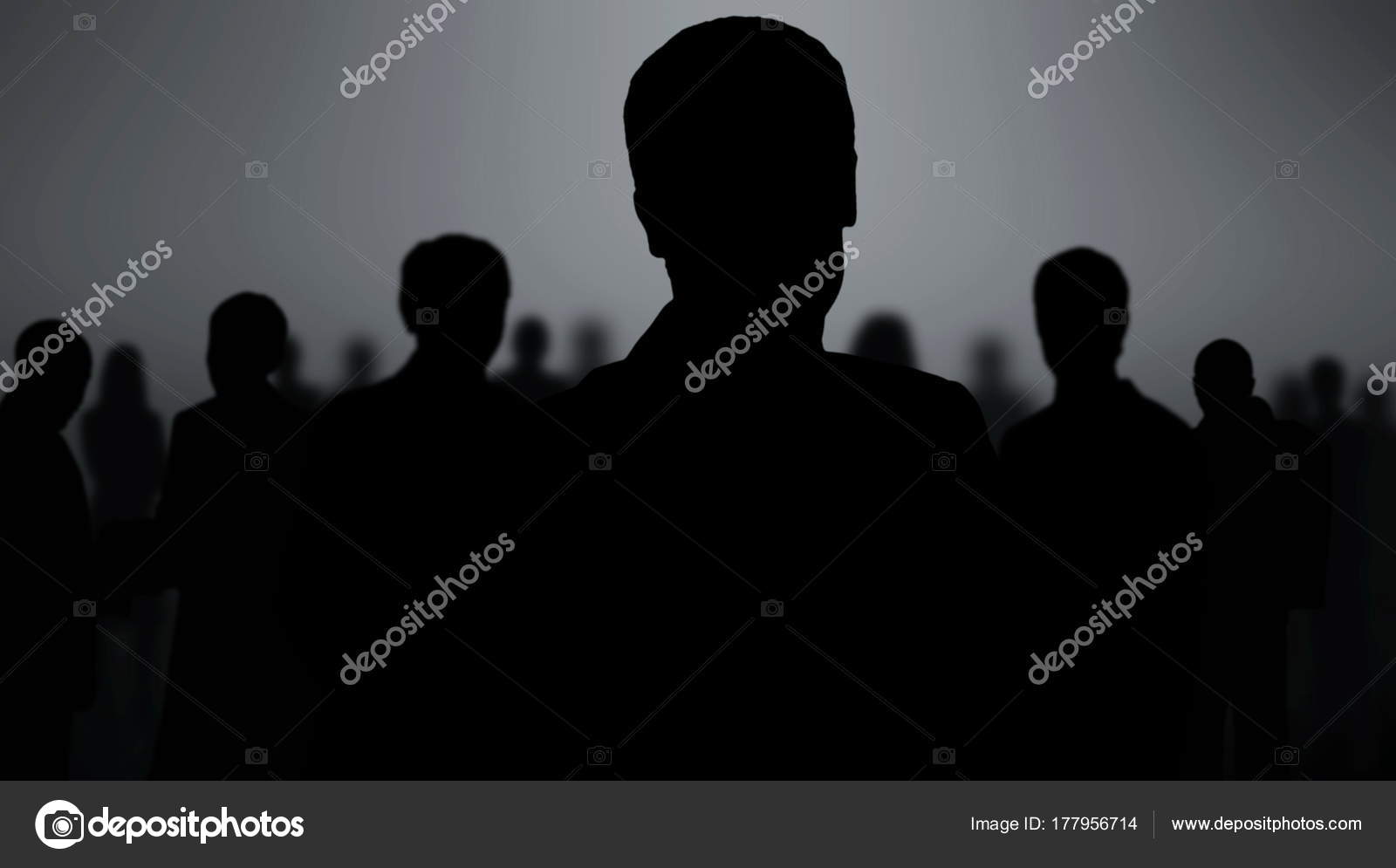 ビジネス人の黒いシルエット ストック写真 C Depositedhar