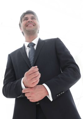 dört gözle başarılı iş adamı