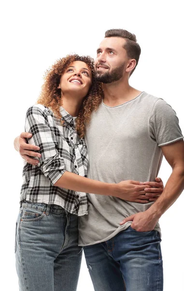 Retrato de um belo casal apaixonado — Fotografia de Stock